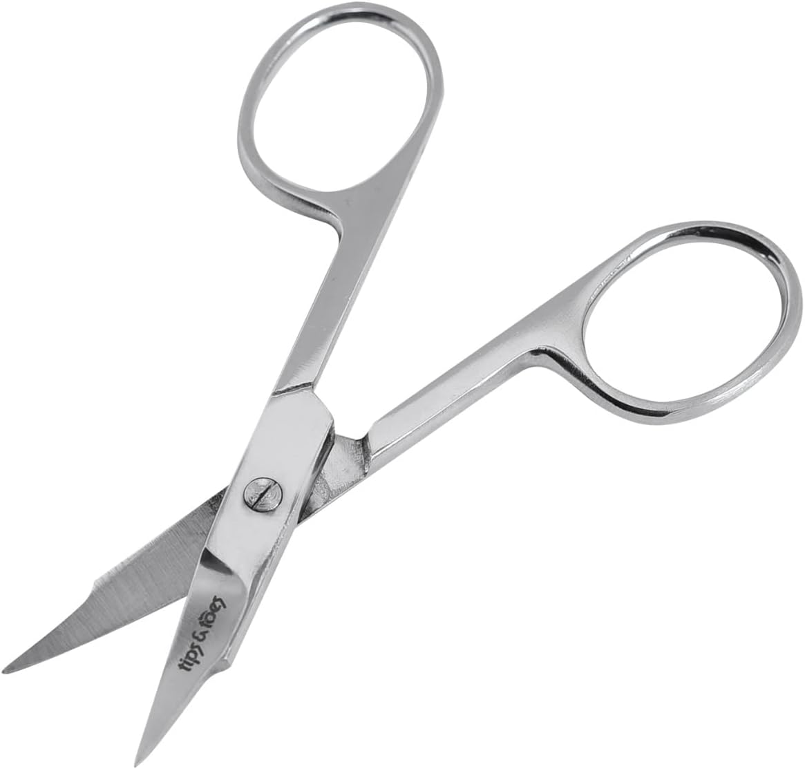 Nose Ear Hair Grooming Scissors Hair Removal Scissor Hair Clippers, Eyebrow Eyelash Trimming Scissors Men's Beard Mustache Care Scissors-Hair Cutting Scissors Facial (Silver)
