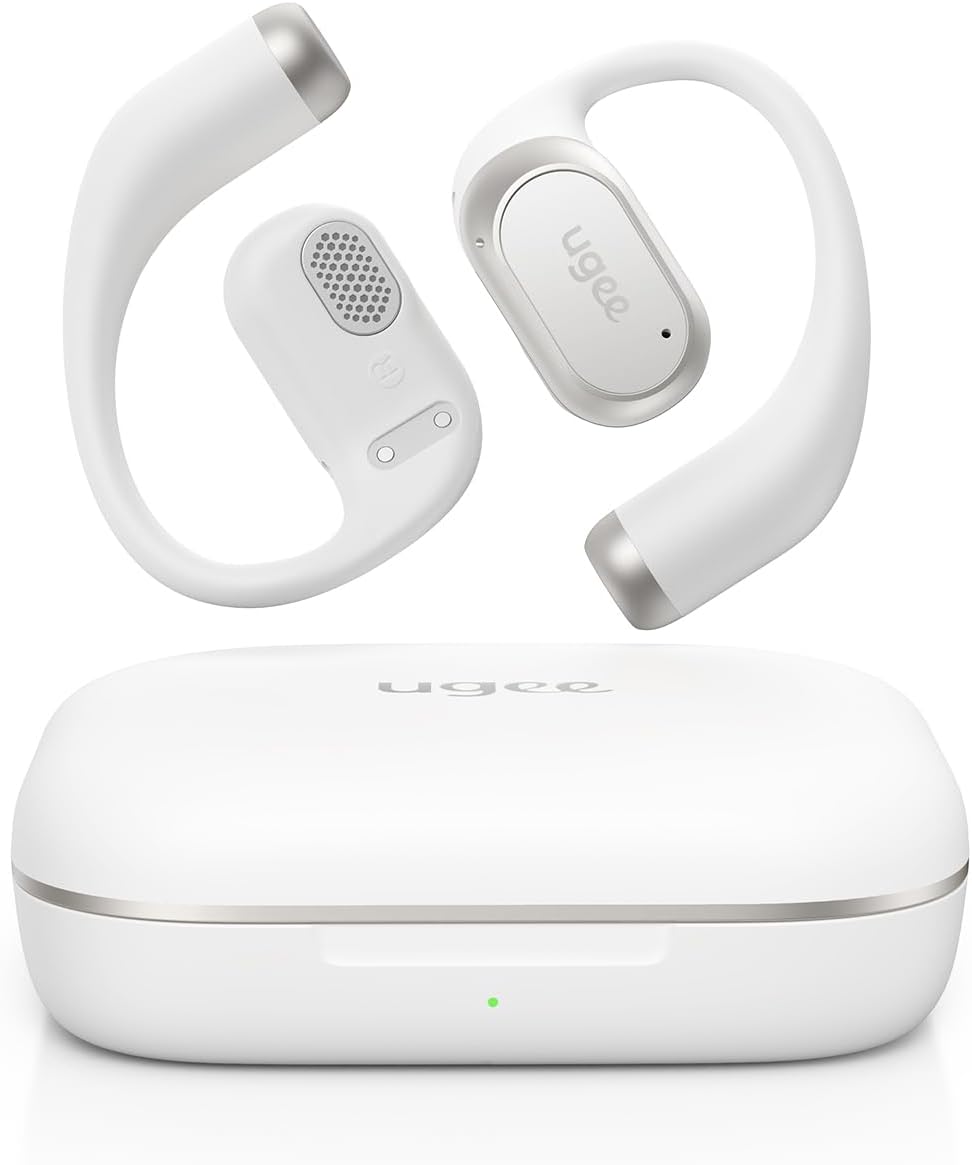 UGEE Inspiration Open Ear Headphones FS01, Bluetooth Headphones 5.3,Wireless Earbuds with IPX5 Waterproof, HiFi Audio for Creators, Music Lovers & Active Lifestyles