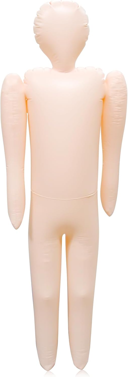 Full Size Inflatable Body Mannequin, Dead Body Halloween Prop Halloween Yard Decorations, Inflatable Dummy Dead Body Prop to Dress Up & Costume Display for Halloween Inflatables Outdoor Decorations