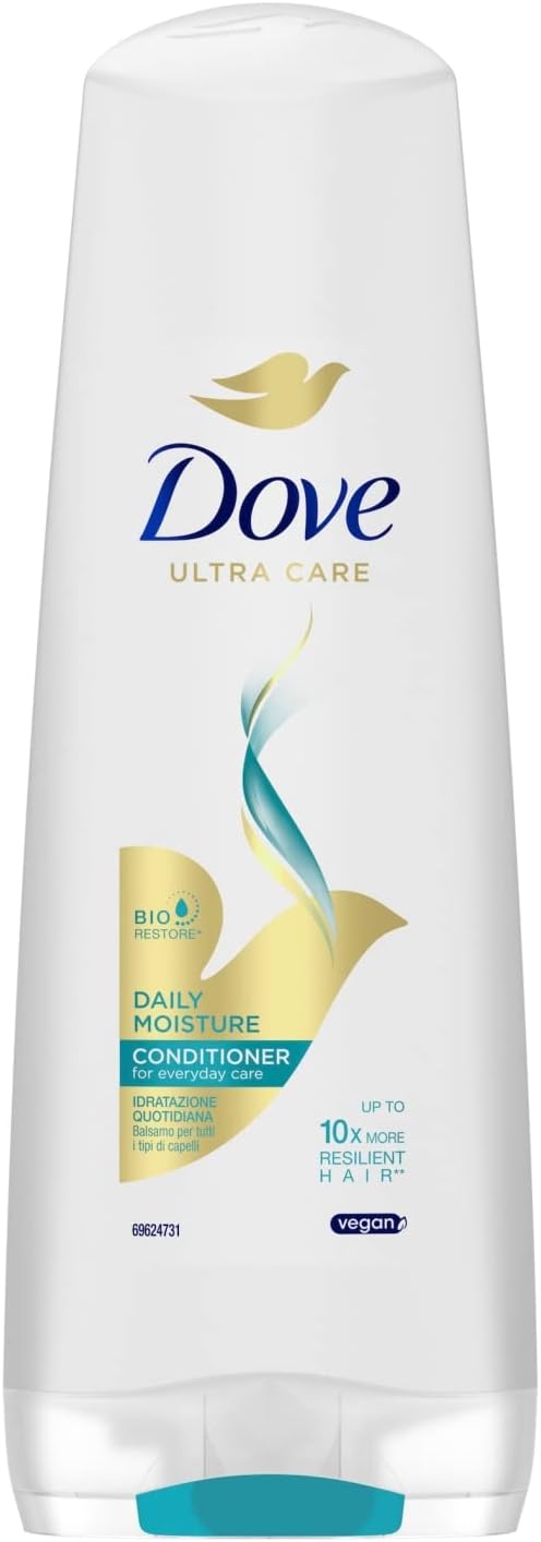 Dove Daily Moisture nourishes for smooth hair that's up to 10x more resilient to daily damage* Conditioner for dry hair 350 ml