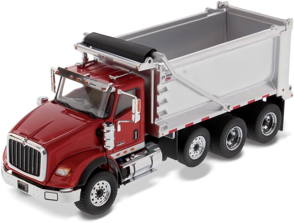 Diecast Masters 1/50 Red International HX620 Tandem Dump Truck 71076