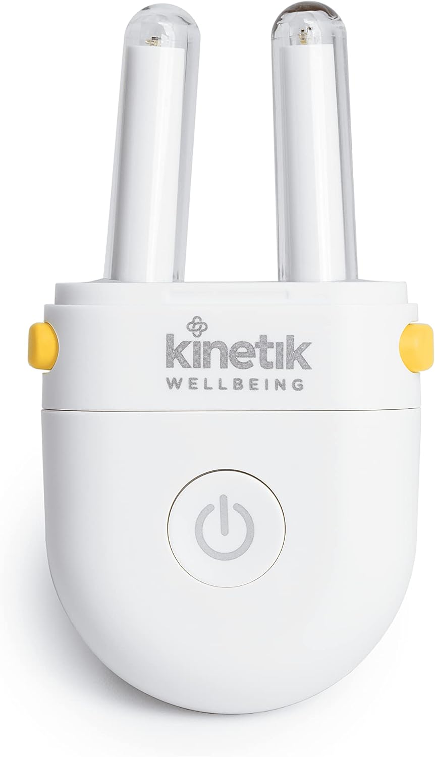 Kinetik Wellbeing Allergy Reliever - Hayfever Infrared Nasal Therapy, Hay Fever & Sinusitis Treatment - Red Light Therapy for Natural Allergy, Blocked Nose, Rhinitis Relief - Drug Free Portable Device