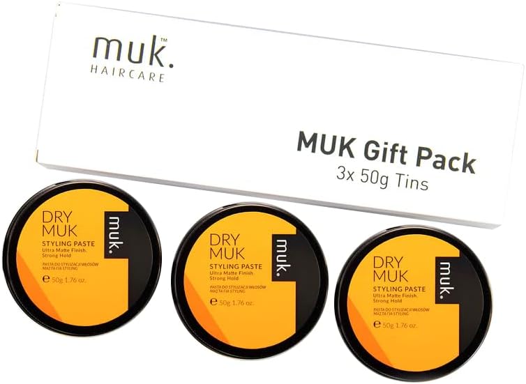 Dry MUK Ultra Matte Styling paste Triple Pack - 3 xc 50G Pots