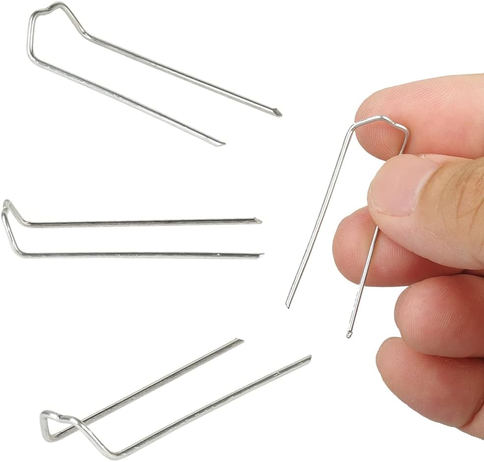150Pcs Floral Pins U Shaped Pins, 1.8 Inch Greening Pins for Foam Wreaths Bouquet Plants Fern Moss Pins Metal Craft Picks