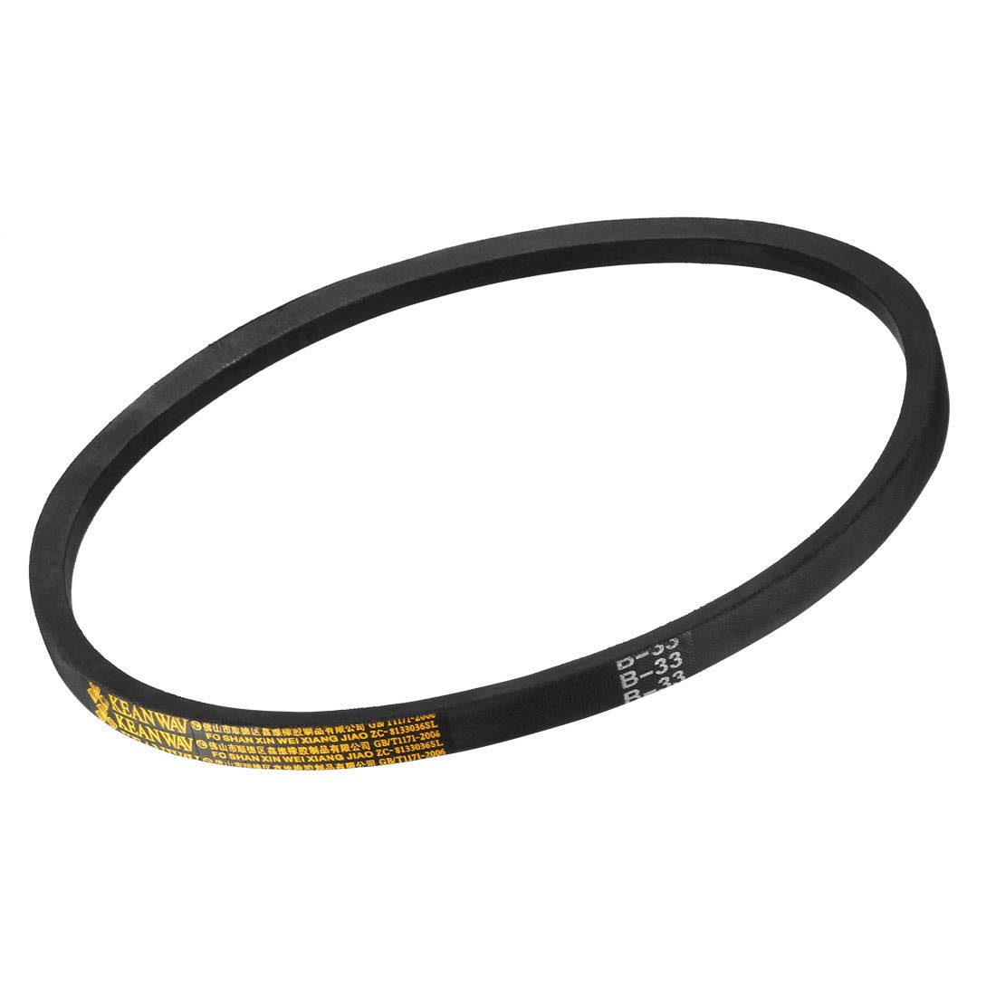 uxcell B-33 V-Belts 33" Inner Length, B-Section Rubber Drive Belt