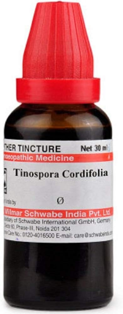 Willmar Schwabe Homeopathy Tinospora Cordifolia Mother Tincture Q (30 ML) by Exportmall
