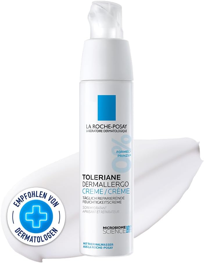 La Roche-Posay Toleriane Dermallergo Fluid, 48H Face Moisturiser, 40ml