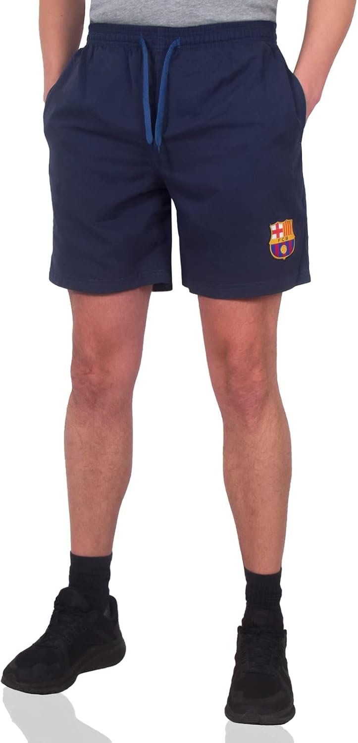 FC Barcelona Shorts Mens Woven Official Football Gift