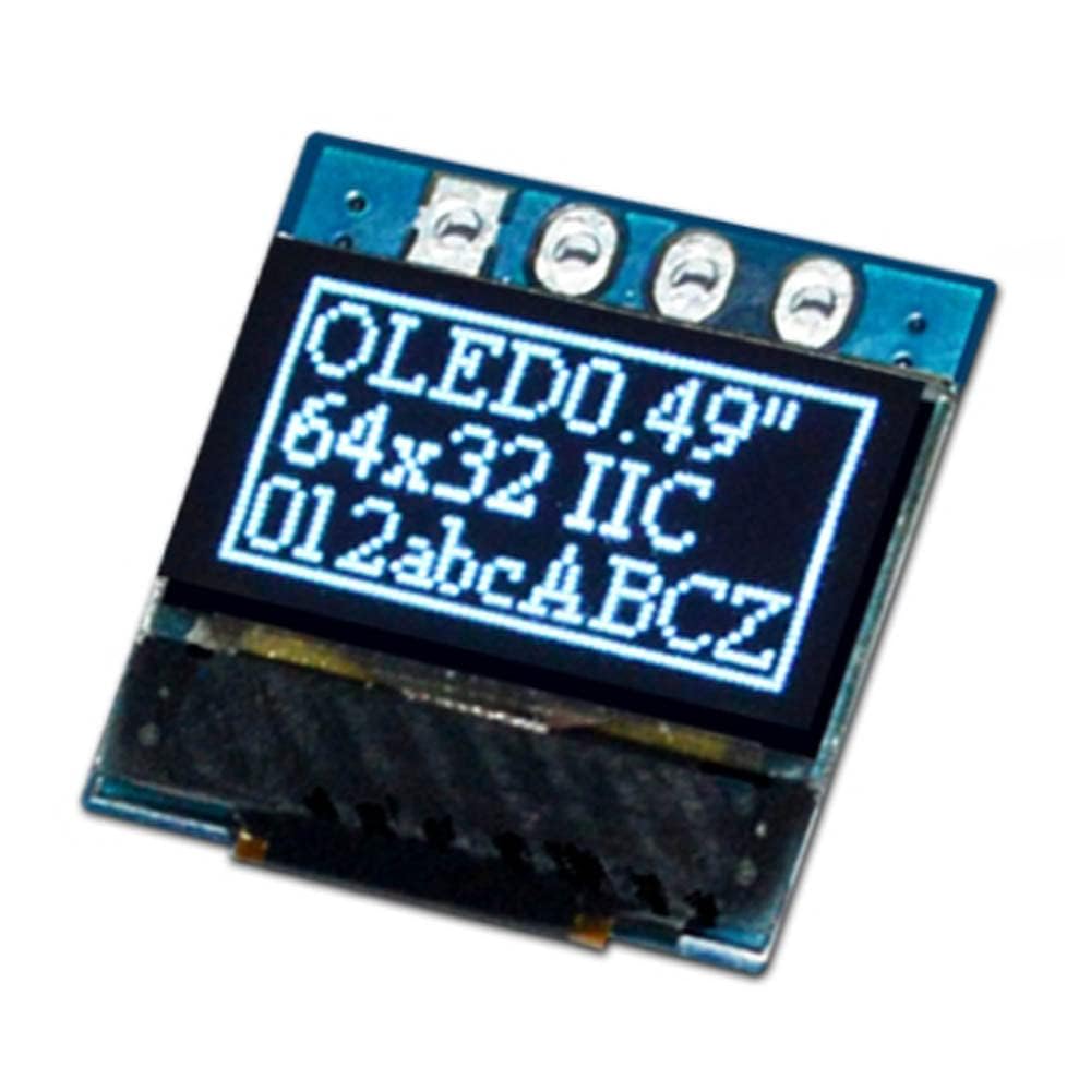 0.49 inch OLED LCD 4pin module 64 x 32 serial port driver SSD1315 white light