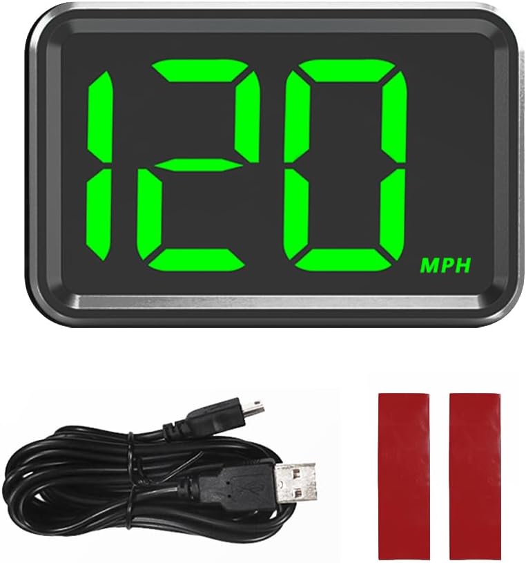 Heads Up Display for Cars Windshield with MPH Speed,HUD Display Digital Speedometer for Car Used USB Plug,Universal GPS Speedometer for Car Accessories Fit for Cars SUVs Trucks （MP/H）