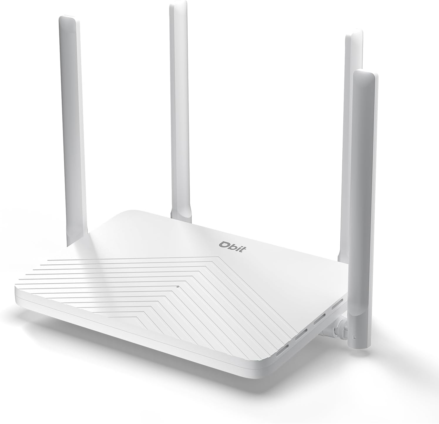 DBIT AC1200 Gigabit WiFi Router 2.4GHz +5GHz Dual Band MU-MIMO Wireless Internet Router, 4 x 10/100/1000Mbps Ethernet Ports, 4 x 5dBi Antennas, Support Router, AP, Repeater Mode, EasyMesh, White