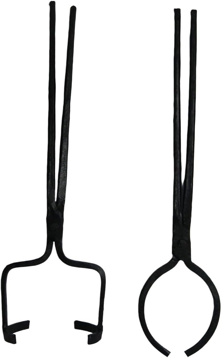 4KG-8Kg Crucible Tongs Set for Melting Metal, Foundry Casting Tools Lifting and Pouring Tongs - 19inches