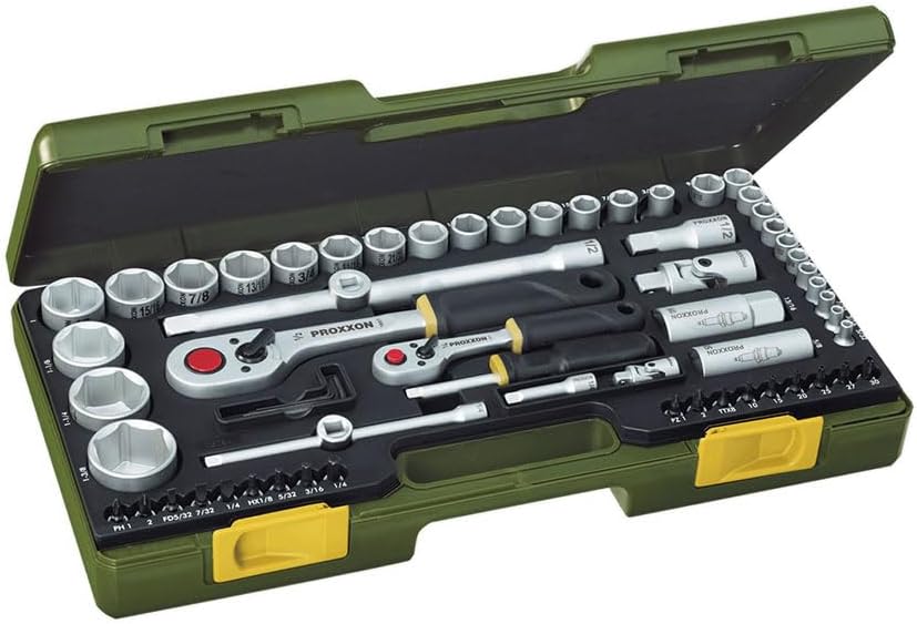 Proxxon 23294 Socket Spanner Set 65 Pieces
