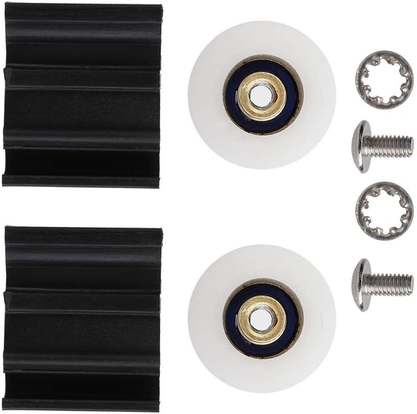 Fdit 22mm Halls Greenhouse Door Wheel Replacement Kits Shower Door Rollers Glass Roller Replacement