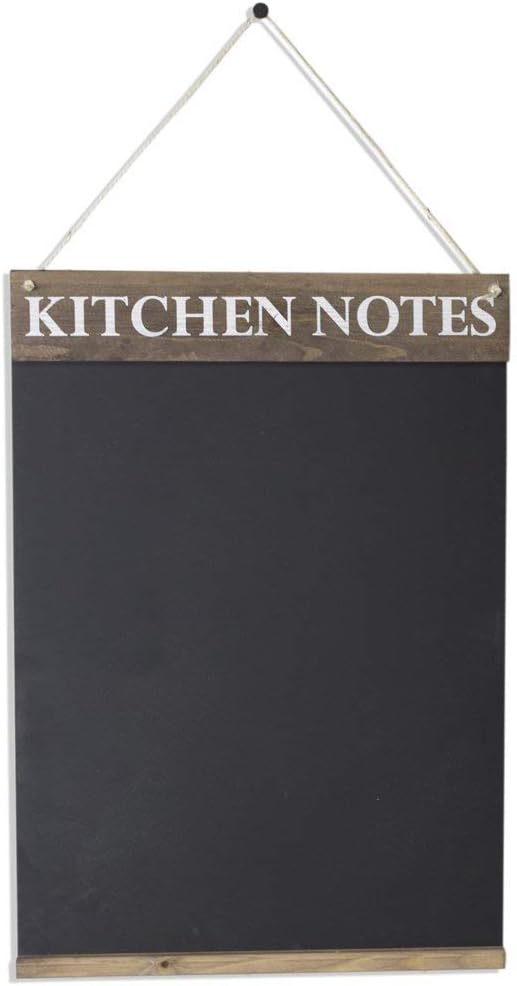 Chalkboards UK WC643RB Kitchen Notes Chalkboard, Wood, Rustic Brown, 42 x 30 x 1.6 cm
