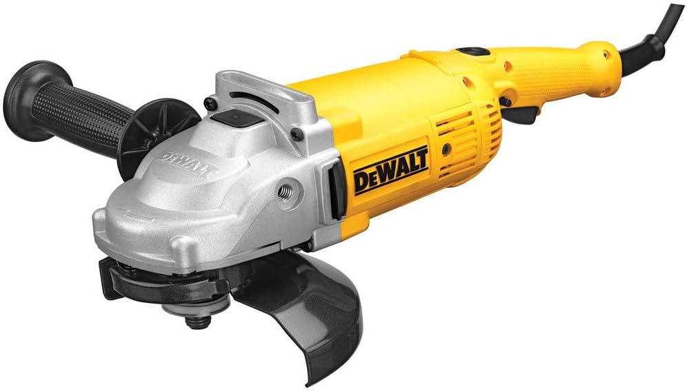 DEWALT Angle Grinder, 7-Inch, 4-Amp, 8,500 RPM, With Dust Ejection System, Corded (DWE4517)