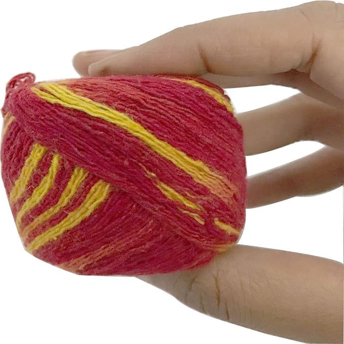 Yuktha Handmade Mauli, Kalawa, Sacred Moli, Religious Cotton Thread, Pooja Dhaaga, Wrist Roll, Laccha, Pure Raksha Sutra, Rakhi, Organic Mouli Dhaga for Pujan, Havan, Worship, Diwali, Festival