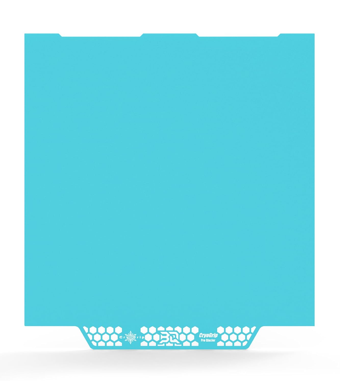 BIQU CryoGrip Pro Glacier Panda Build Plate for Any-Cubic Kobra 3 Combo 3D Printer, 250x250mm Double Sided Fine Textured Spring Steel Sheet