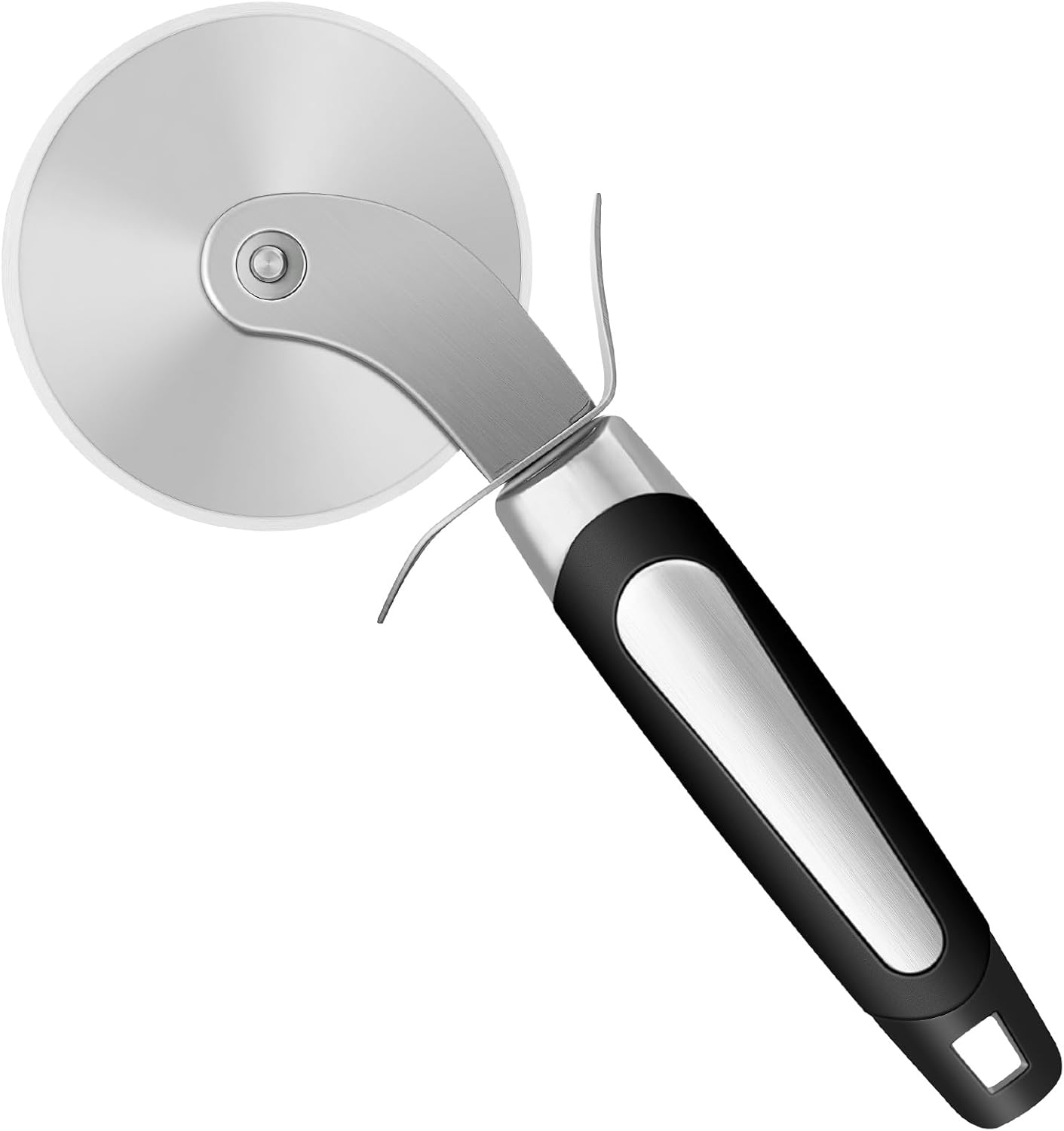 Pizza Cutter, Pizza Wheel with Stainless Steel Blade for Cutting Through Crusts, Pies and More, Black