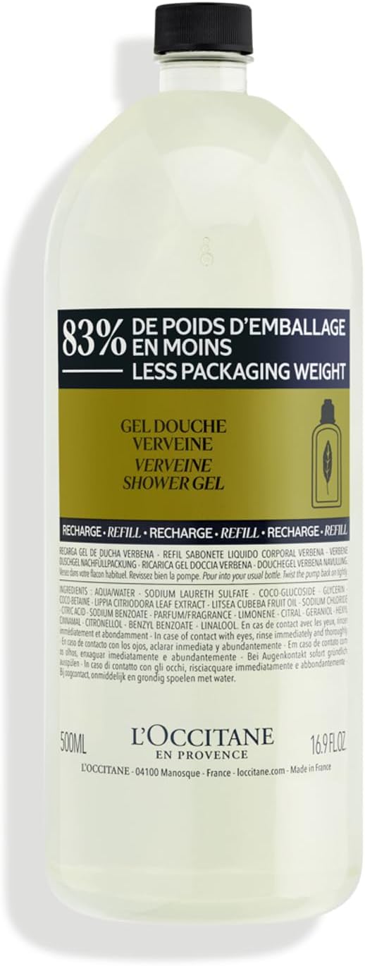 L'OCCITANE - Verbena Shower Gel - Zesty and refreshing fragrance - Made in France