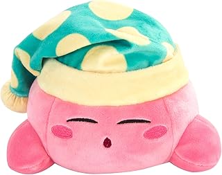 Club Mocchi Mocchi- Kirby Plush - Sleeping Kirby Plushie - Squishy Kirby Toys - Plush Collectible Kirby Figures - Soft Plush Toys and Kirby Room Decor - 6 Inch