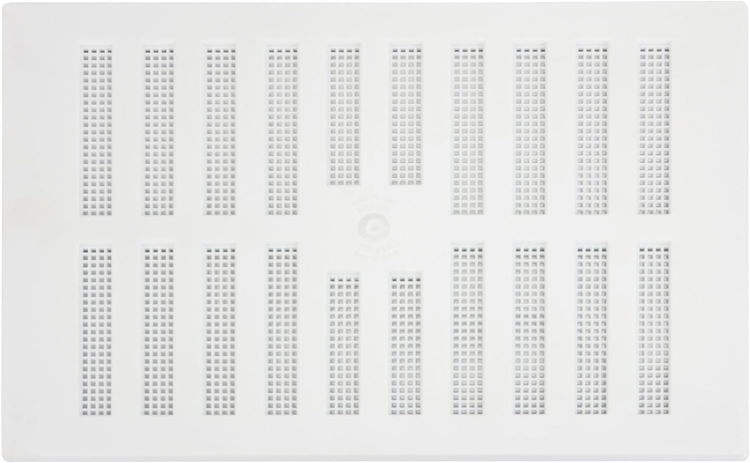 Map Adjustable Air Vent with Flyscreen Cover, 9" x 6" (229mm x 152mm), Hit & Miss Double Brick Ventilation Cover, White
