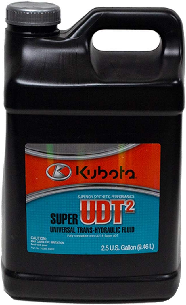 Voraga Kubota Genuine 2.5 Gallon UDT2 Transmission Hydraulic Oil for Heavy Machinery Lubrication, Prevent Corrosion, 2.5 Ounces