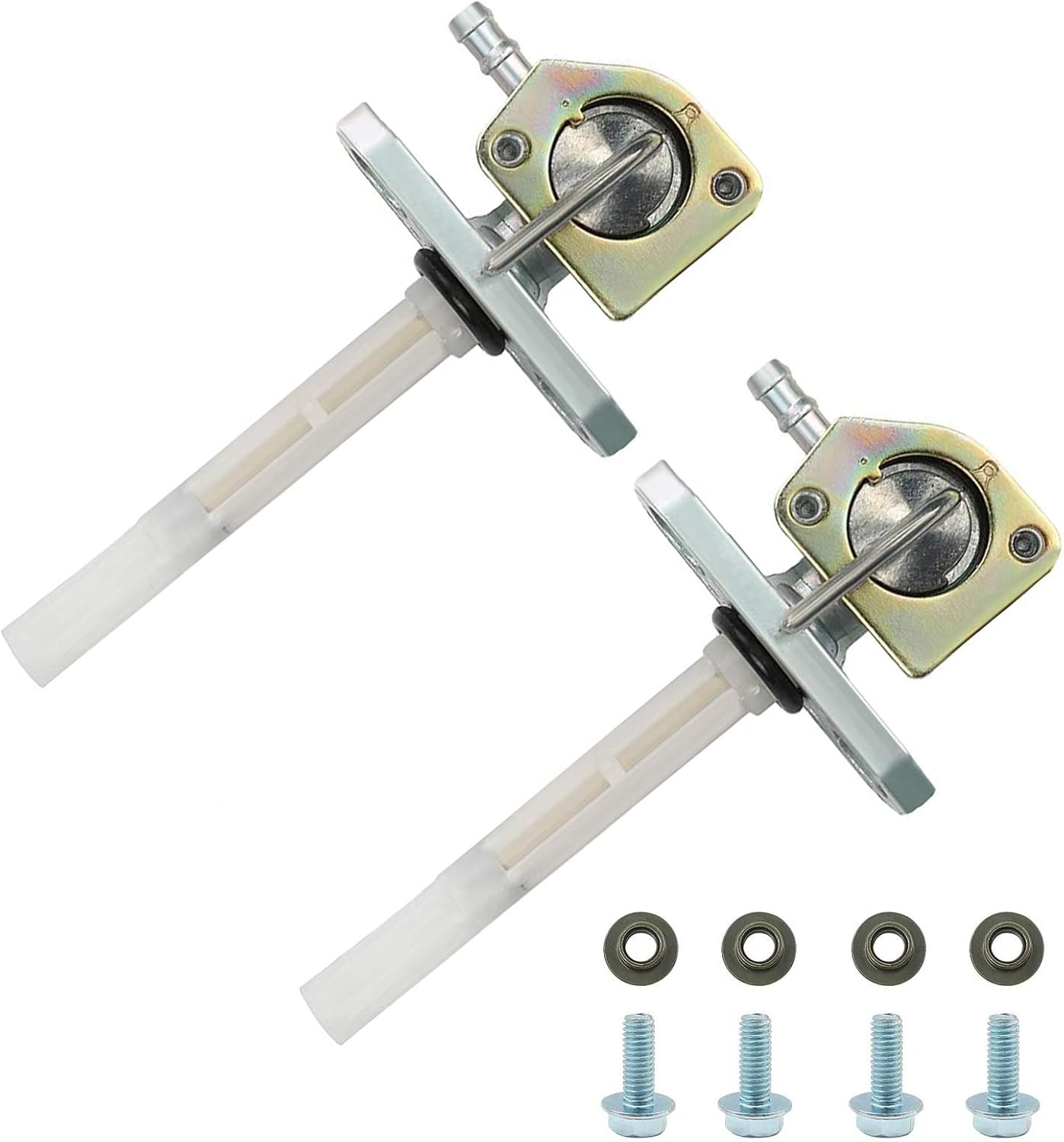 CRF50F Fuel Valve Petcock, LIYYOO Gas Fuel Tank Switch Petcock Valve, Compatible With Honda CRF50F CRF70F CRF80F CRF100F CRF150F CRF230F XR50R XR70R XR80R XR100R XR200R XR250R XR350R XR60 1997-2003