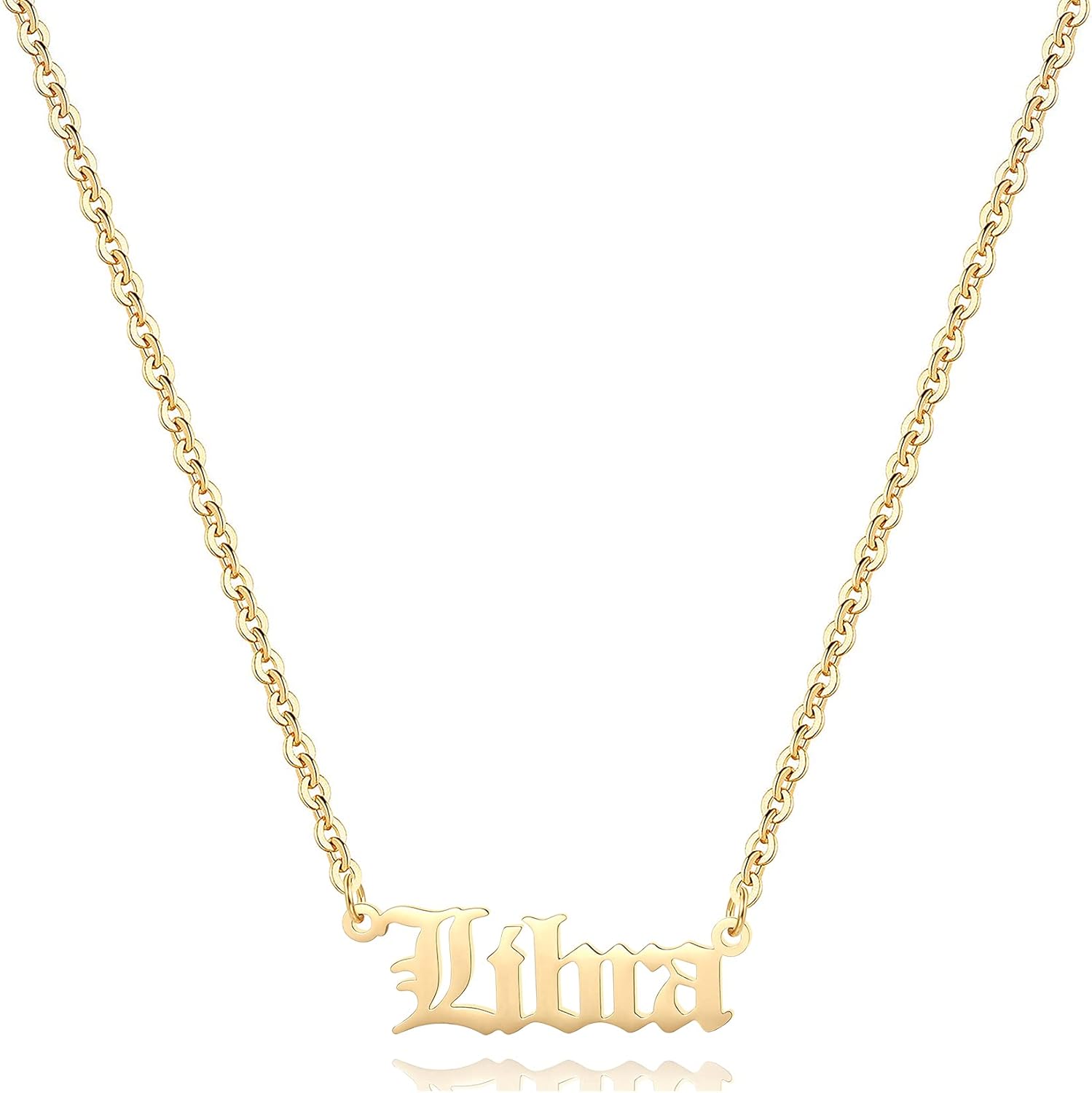 18K Gold Plated Astrology Necklace for Women Jewelry,12 Zodiac Pendant Horoscope Constellations Necklace