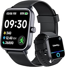 Smart Watches for Men for Android & iPhone, Alexa Built-in, 1.8" Smartwatch with Heart Rate/SpO2/Sleep/Stress, IP68 Waterproof Fitness Tracker with Bluetooth Call (Answer/Make), 100+ Sports Modes