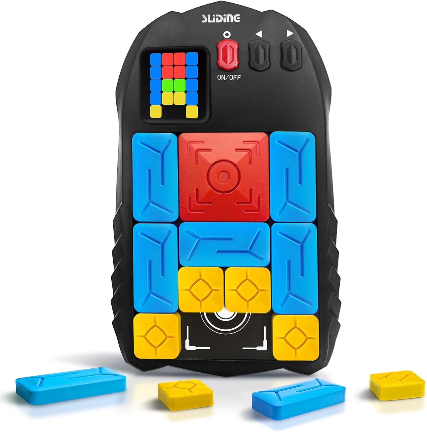 Super Slide Puzzles Brain Games, with 500+ Levels Electronic Handheld Game, Challenges Brain Teaser Puzzles, Learning & Education Travel Stem Toys for Kids and Adults