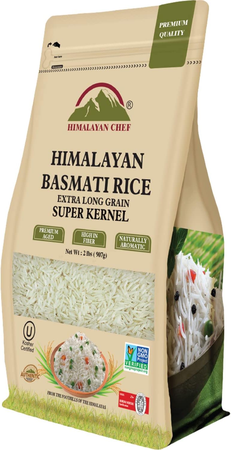 Himalayan Chef Premium White Basmati Rice - 2 Pound