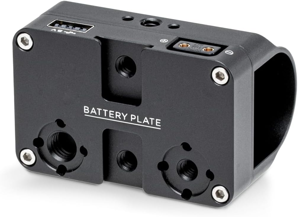 Tilta V-Mount Battery Plate for Basic & Advanced Ring Grip | Compatible with DJI RS2/ RS3 Pro (Not RS3) | Longer Battery Life | Aluminum and Steel Build | TGA-RG-V (Power Supply Module)