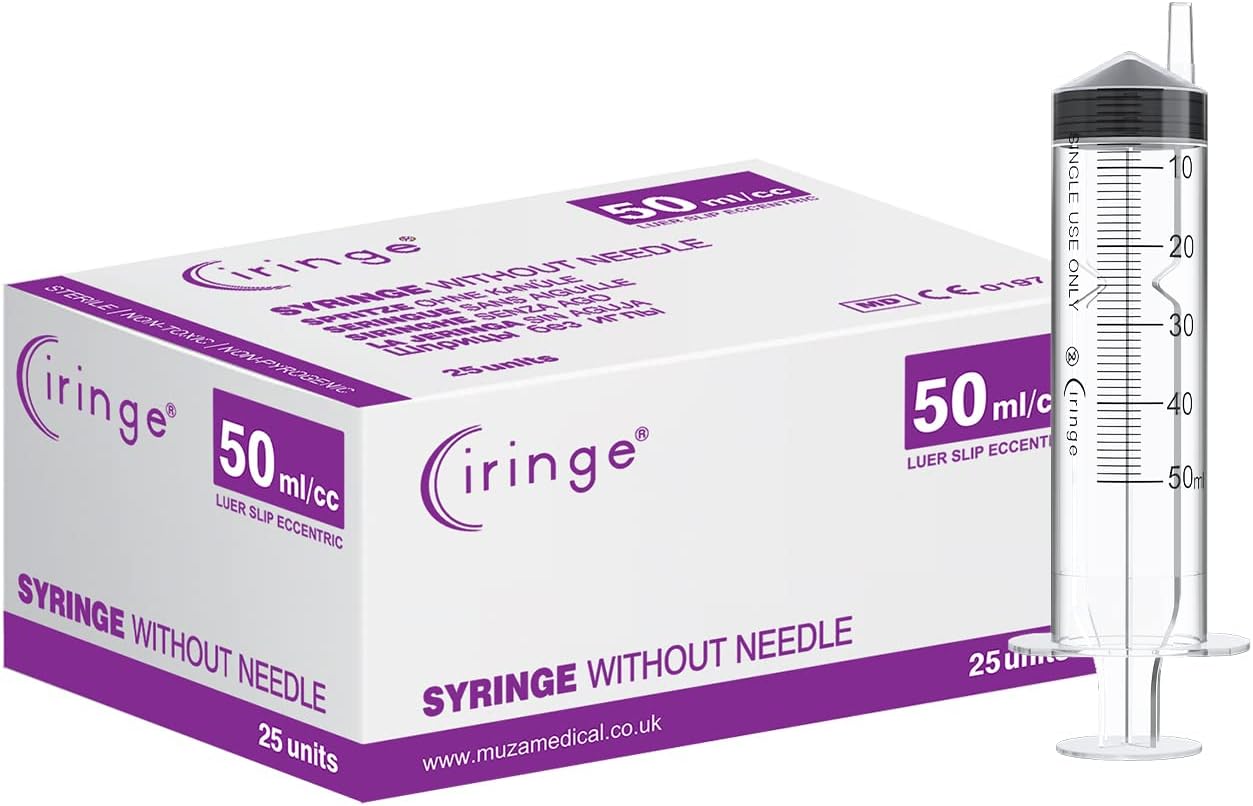 Ciringe 50 ml Syringe - Pack of 25