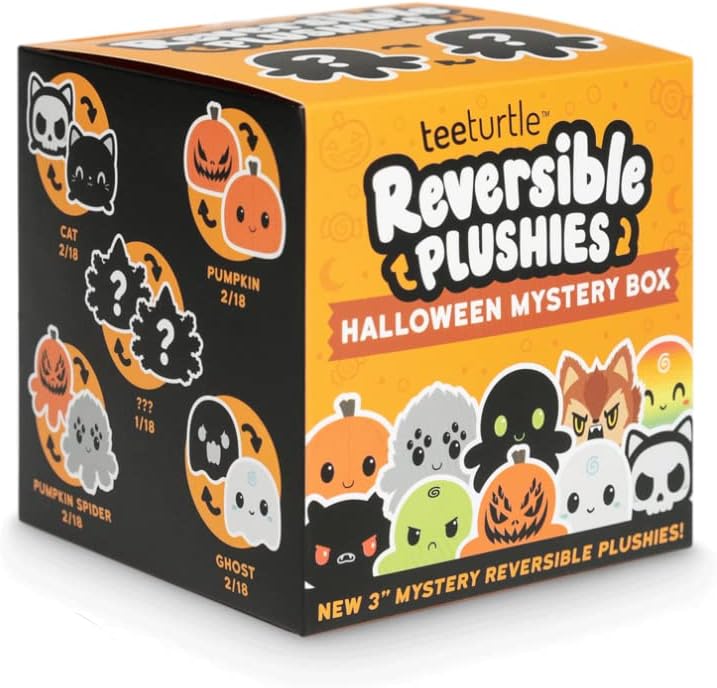 TeeTurtle | Reversible Plushie Mystery Boxes | Halloween