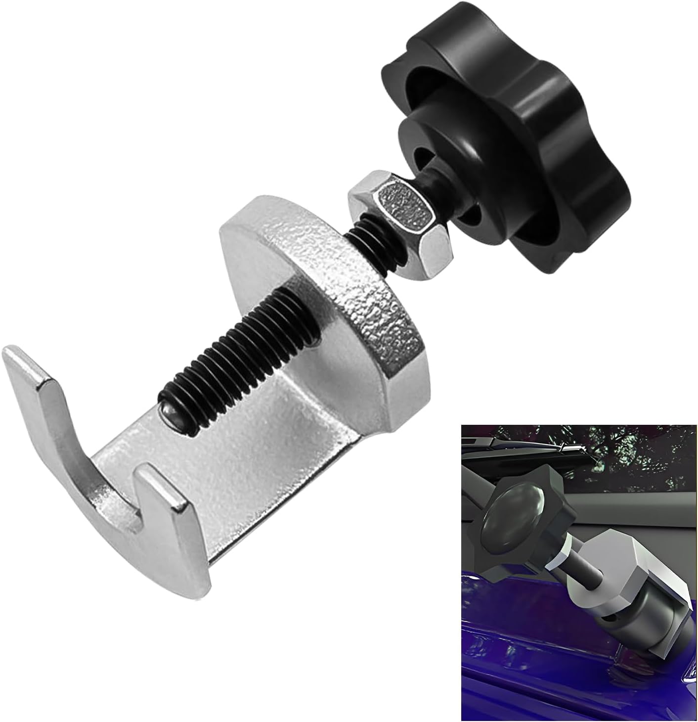 Car Windshield Wiper Arm Puller, Automotive Wiper Arm Removal Tool with Adjustable Knob, Windscreen Wiper Arm Remover for Quick Disassembly & Installation, Universal Car Accessories