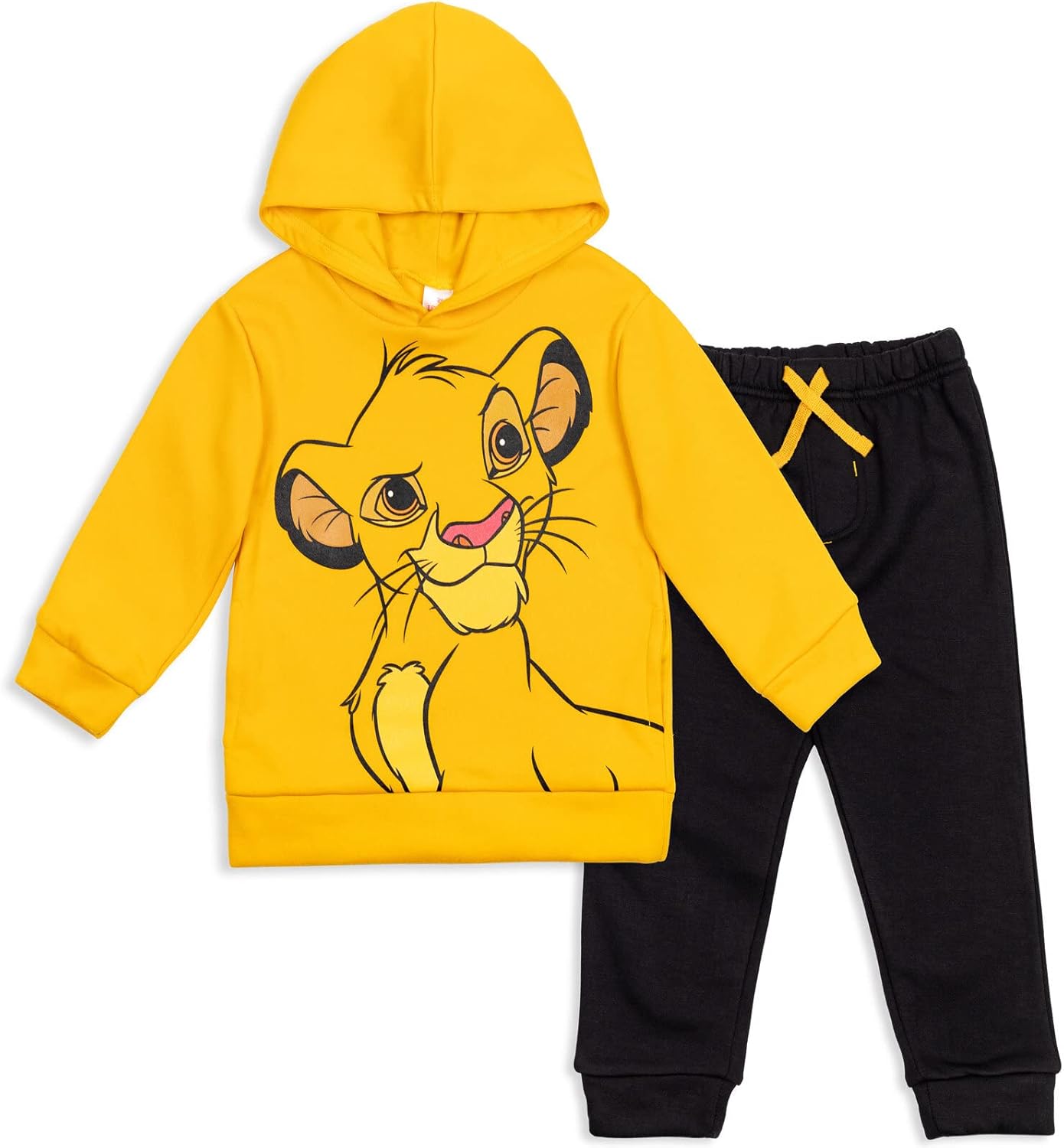 Disney Fleece Pullover Hoodie and Pants Outfit Set Infant to Big Kid Sizes (18 Months - 10-12)