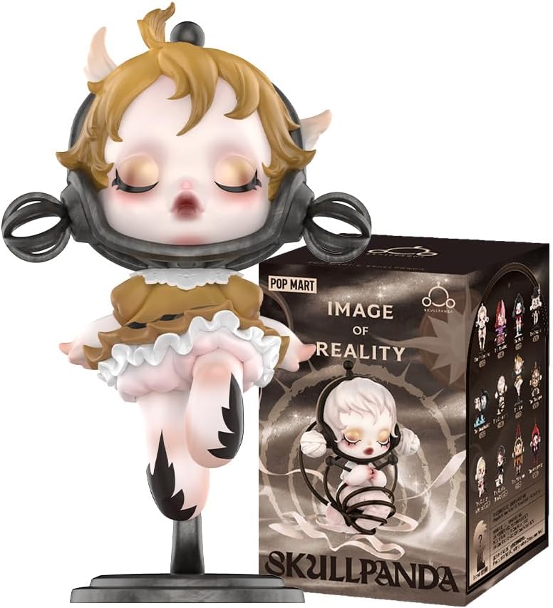 POP MART SKULLPANDA Image Of Reality Series 1Box Articulated Character Premium Design gifts for women Fan-Favorite blind box Collectible Toy Art Toy Action Figure