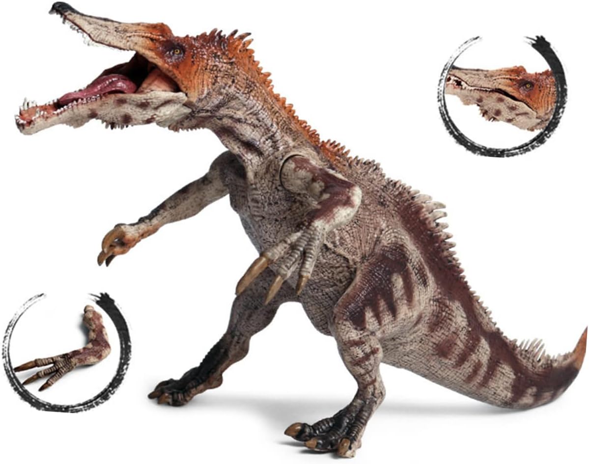 Vaguelly 1PC Realistic Baryonyx Plastic Dinosaur Model Dinosaur Plaything for Education and Decor Birthday Present for Boys