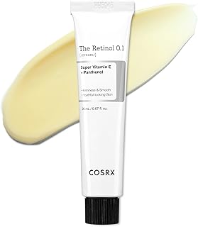 COSRX Retinol 0.1% Cream, 0.67 Oz, Anti-aging Eye & Neck Cream with Retinoid Treatment to Firm Skin, Reduce Wrinkles, Fine Lines, Signs of Aging, Gentle Daily Korean Skin Care