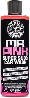 Chemical Guys CWS_402_16 Mr. Pink Foaming Car Wash Soap (Works with Foam Cannons, Foam Guns or Bucket Washes) Safe for Cars, Trucks, Motorcycles, RVs & More, 16 fl oz, Candy Scent