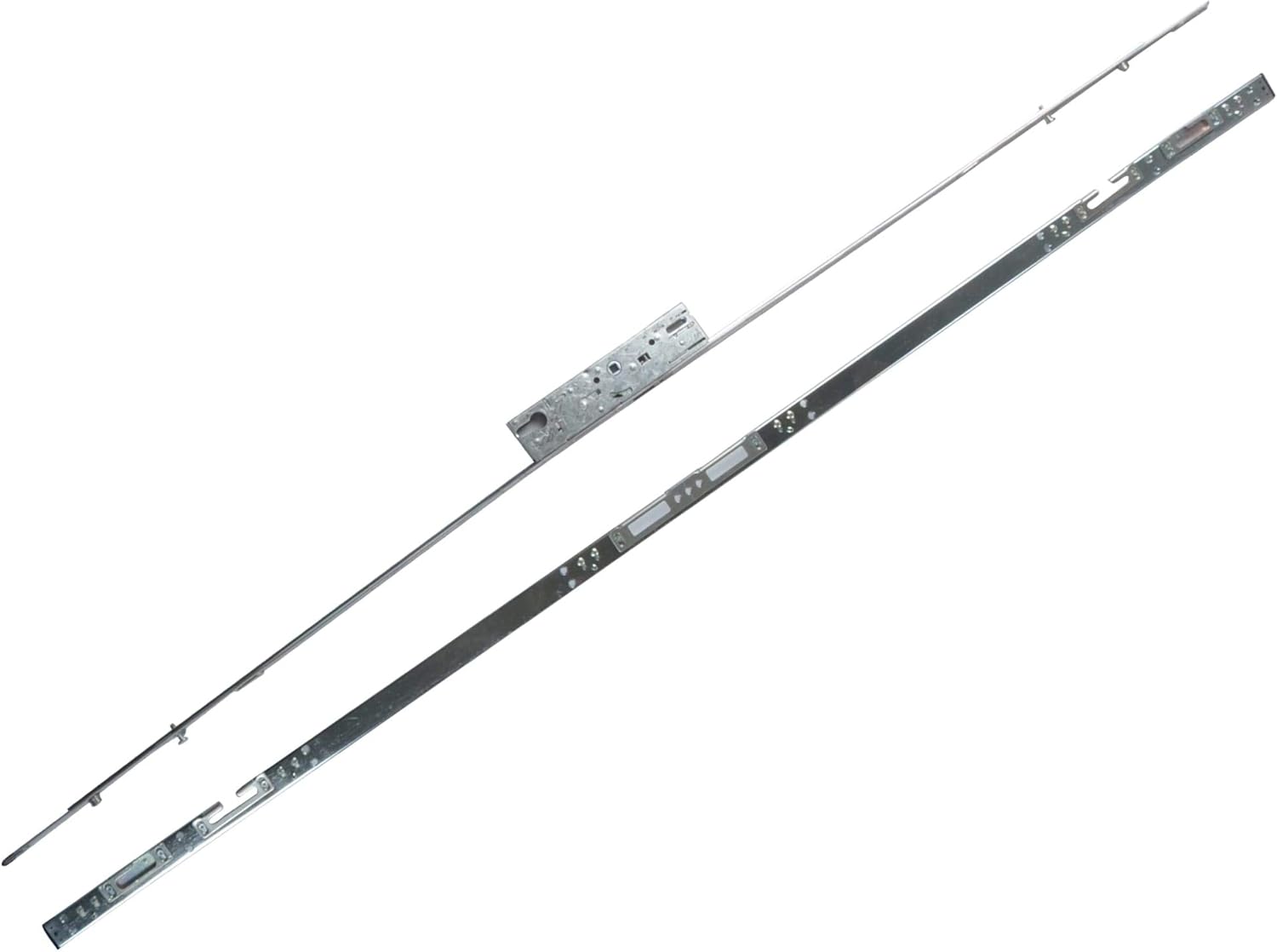 Yale Locks YDM-ONTMB-D45DF Doormaster Overnight Replacement Lock with Lockmaster Dual Follower, 45mm Backset, 20mm Faceplate, Steel Finish, suitable for Timber and Composite doors