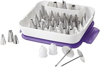Wilton Piping Tip Set for Cake & Cupcake Decorating, 55-Piece with Carrying Case