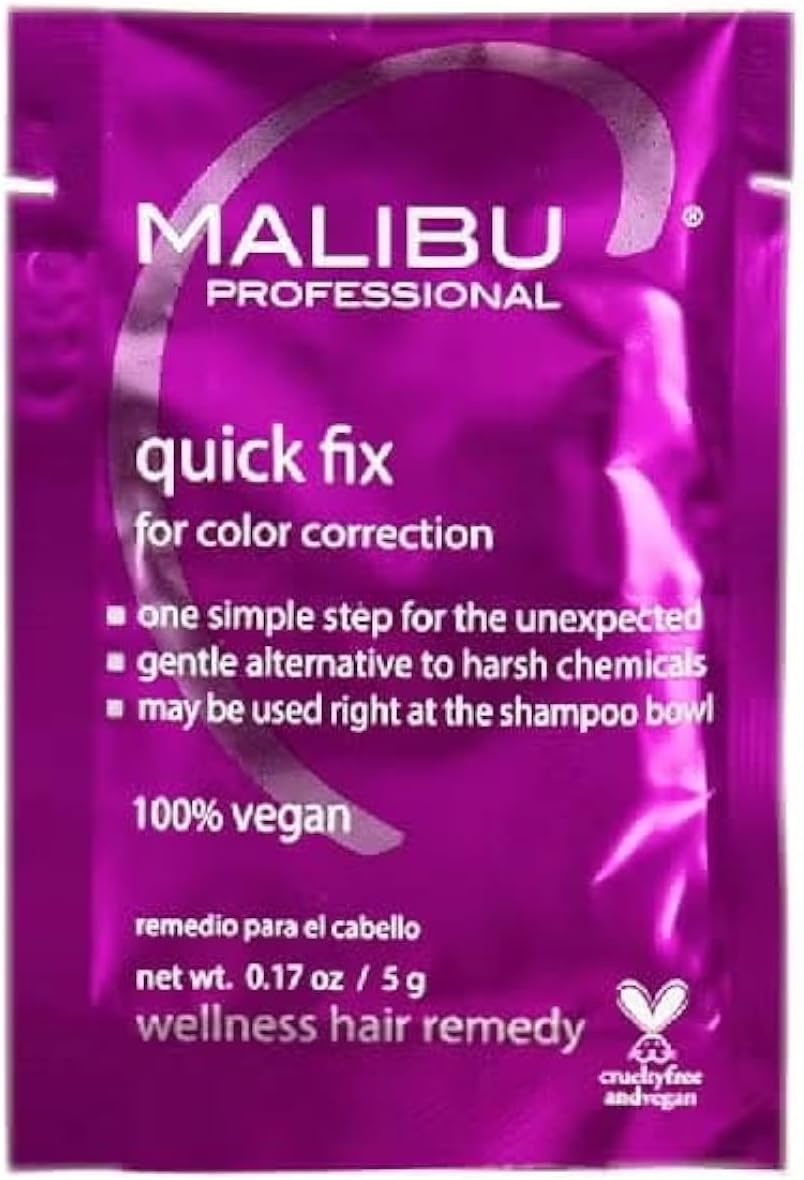 Malibu Color Correction Natural Wellness Treatment 5g Sachet - 1st step to colour success