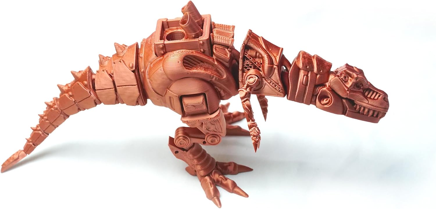 3D Printed Model Tyrannosaurus Rex,Mechanical Dragon Statue,Prehistoric Dinosaurs,Home Office Decor,Interesting Festival Gifts toco