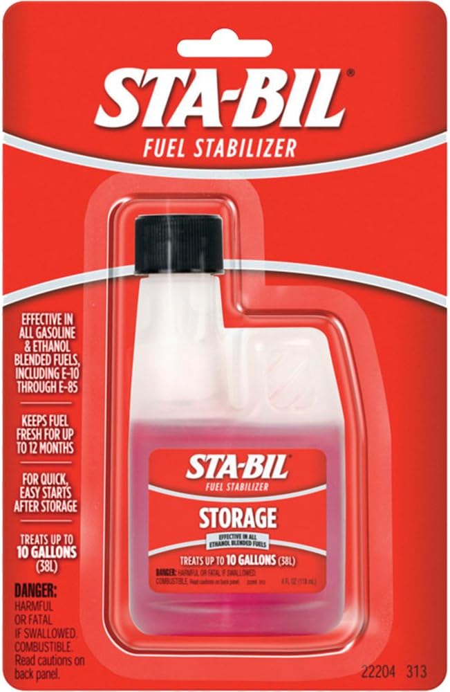 STA-BIL FUEL STABILIZER (4 OZ), Manufacturer: GOLD EAGLE, Manufacturer Part Number: 22204-AD, Stock Photo - Actual parts