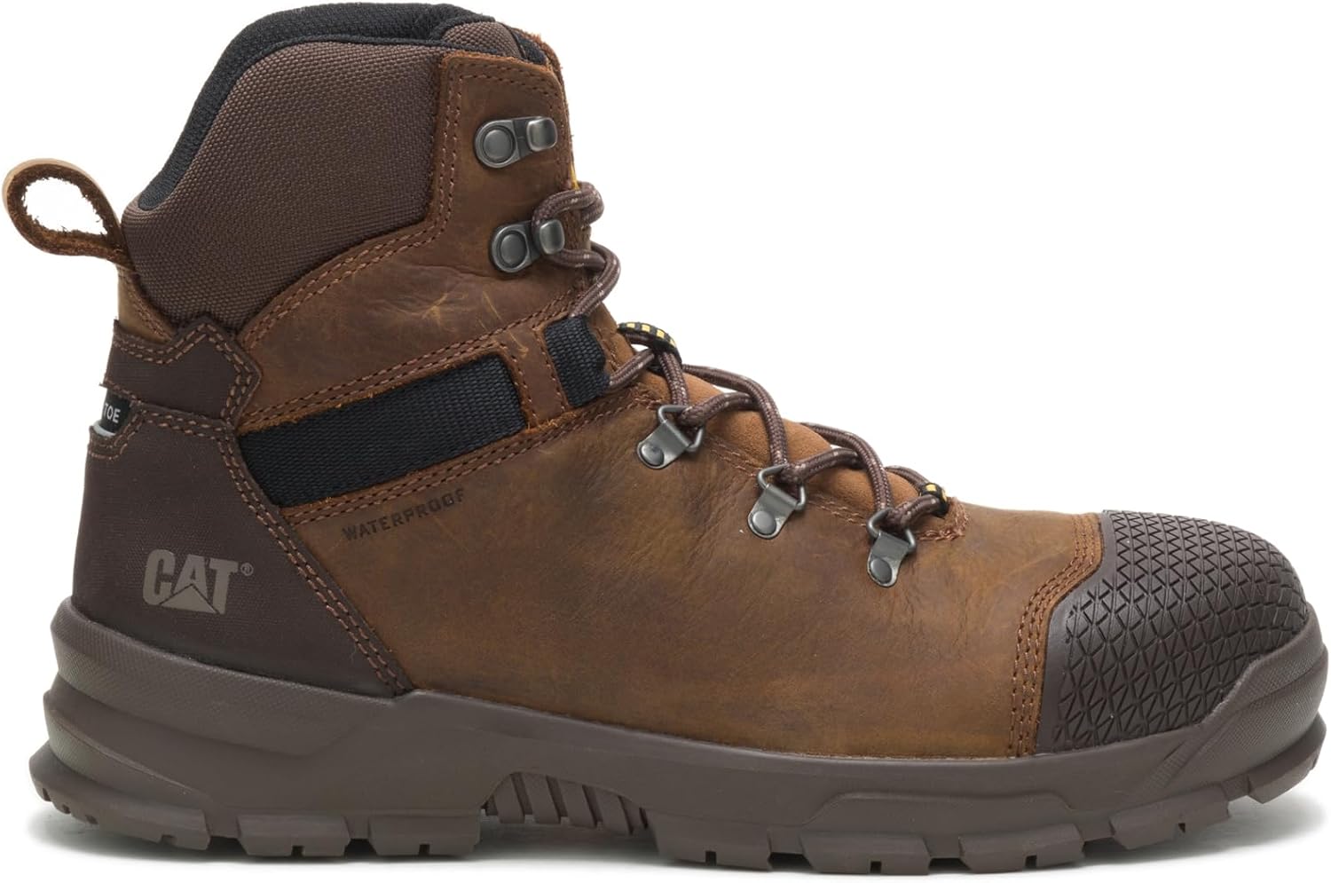 CAT Men's Accomplice Steel Toe Waterproof Construction Boot