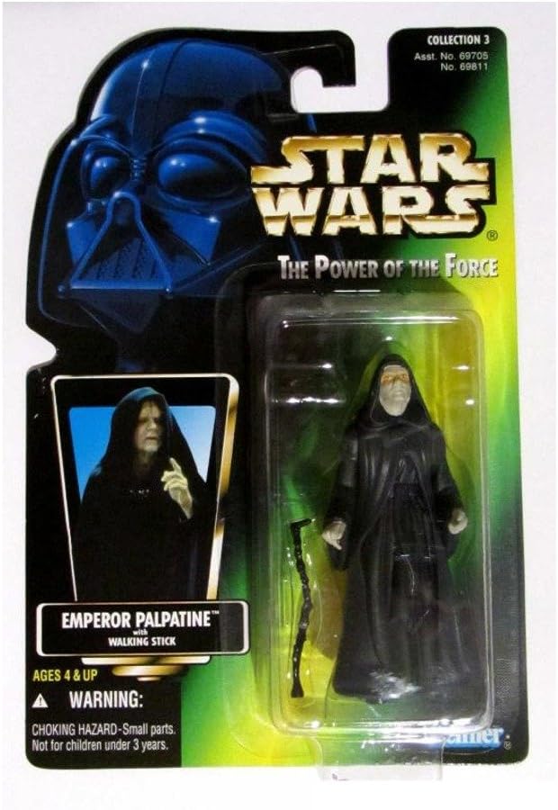 Star Wars Action Figure Power of the Force - Emperor Palpatine with walking stick