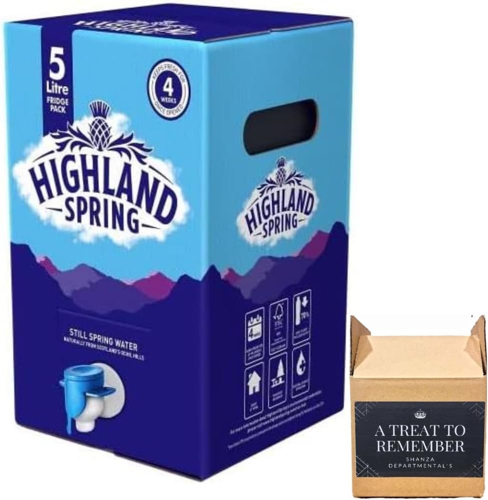SHANZA DEPARTMENTAL'S Highland Spring Still Spring Water, (5 Litre, Highland Spring Still Spring Water)