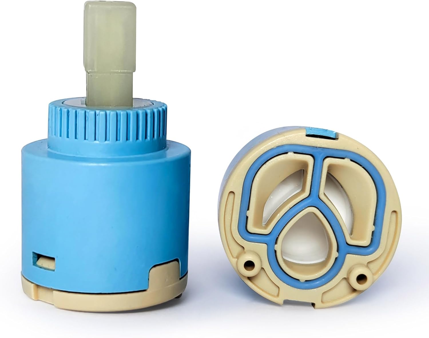 30mm Faucet Cartridge, Ceramic Disc Cartridge Replacement Faucet Water Mixer Tap Inner Control Kitchen Faucet Valve (B)